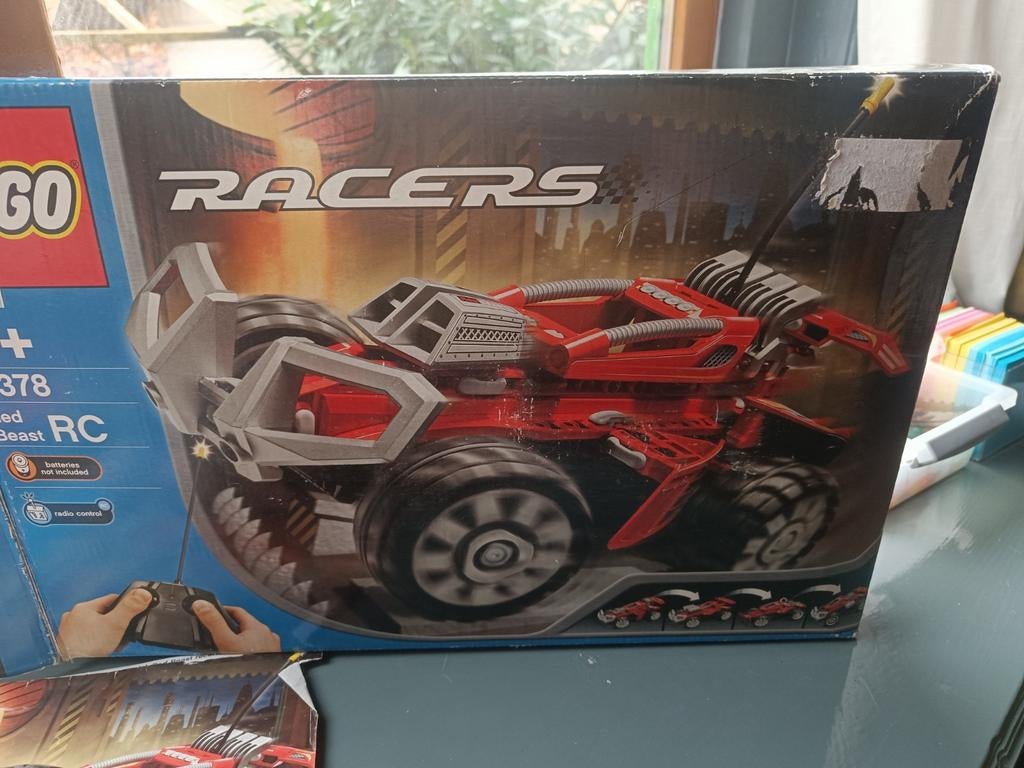 Lego Racers 8378 Red Beast RC, Ophalen of Verzenden, Gebruikt, Complete set, Lego