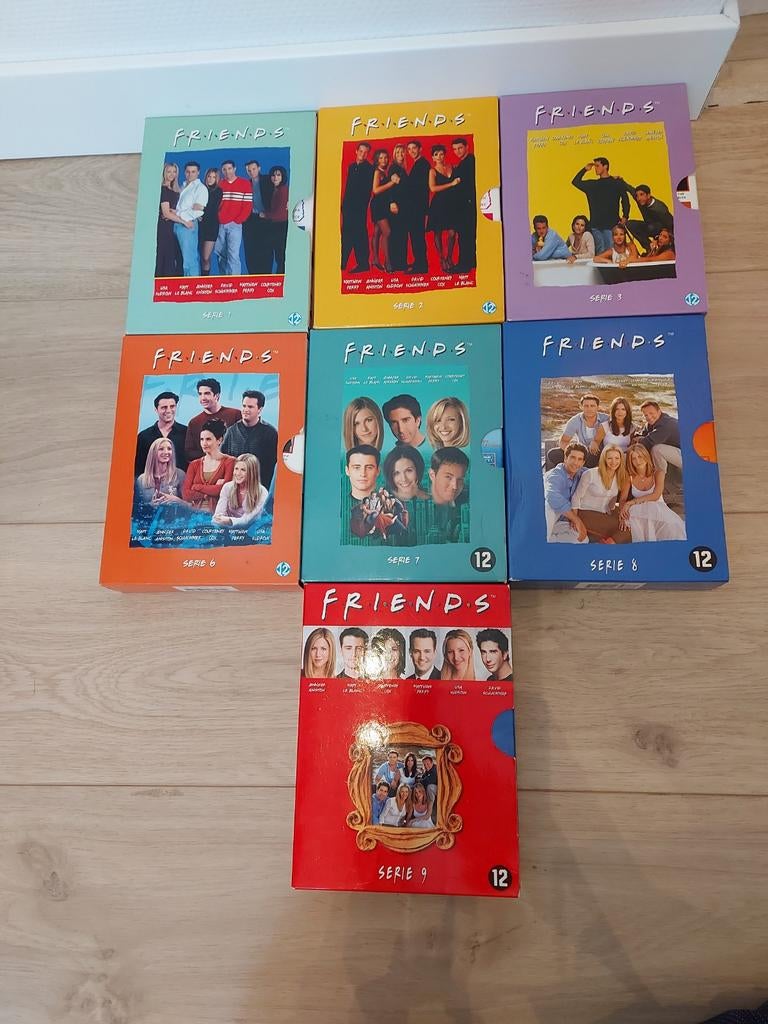DVD: Friends - seizoen 1-3, seizoen 6-9, Cd's en Dvd's, Dvd's | Tv en Series, Alle leeftijden, Boxset, Ophalen of Verzenden, Zo goed als nieuw