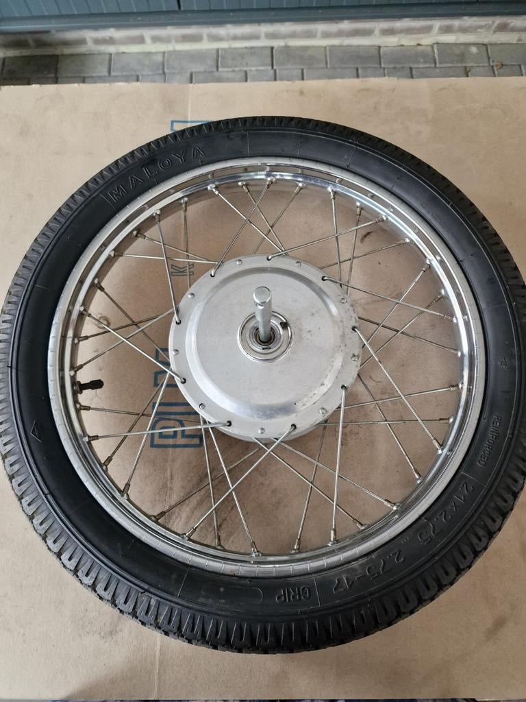 Kreidler compleet voorwiel 160 mm Leleu. Silverseal!, Ophalen of Verzenden, Gebruikt, Overige typen