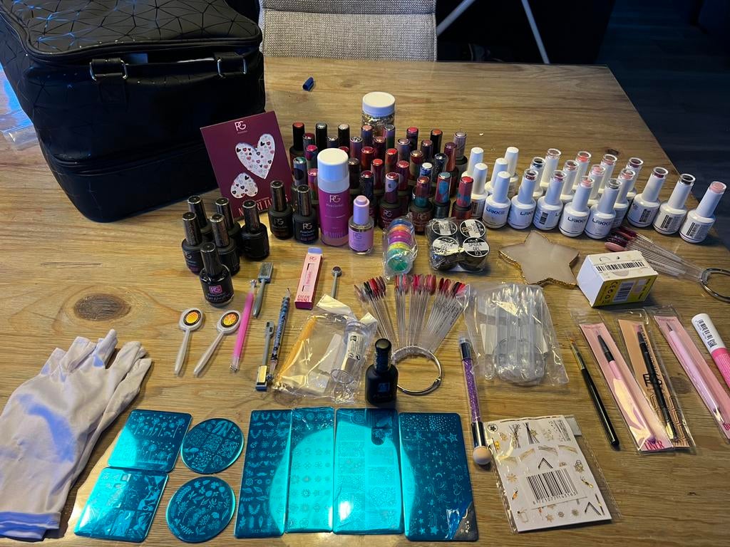 Pink gellac pakket, Ophalen of Verzenden, Zo goed als nieuw, Overige kleuren, Handen en Nagels