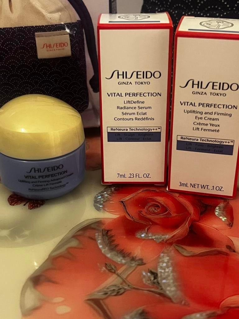 Shiseido mini set, Verzenden, Nieuw, Gehele gezicht