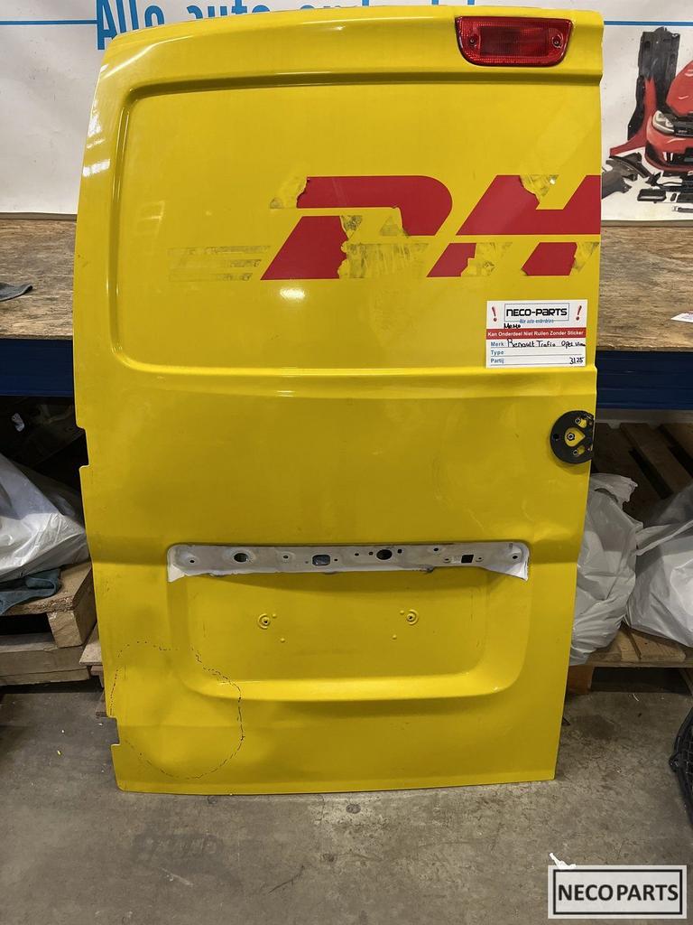 RENAULT TRAFIC OPEL VIVARO ACHTERDEUR DEUR PORTIER PORTIEREN, Ophalen of Verzenden, Gebruikt, Renault