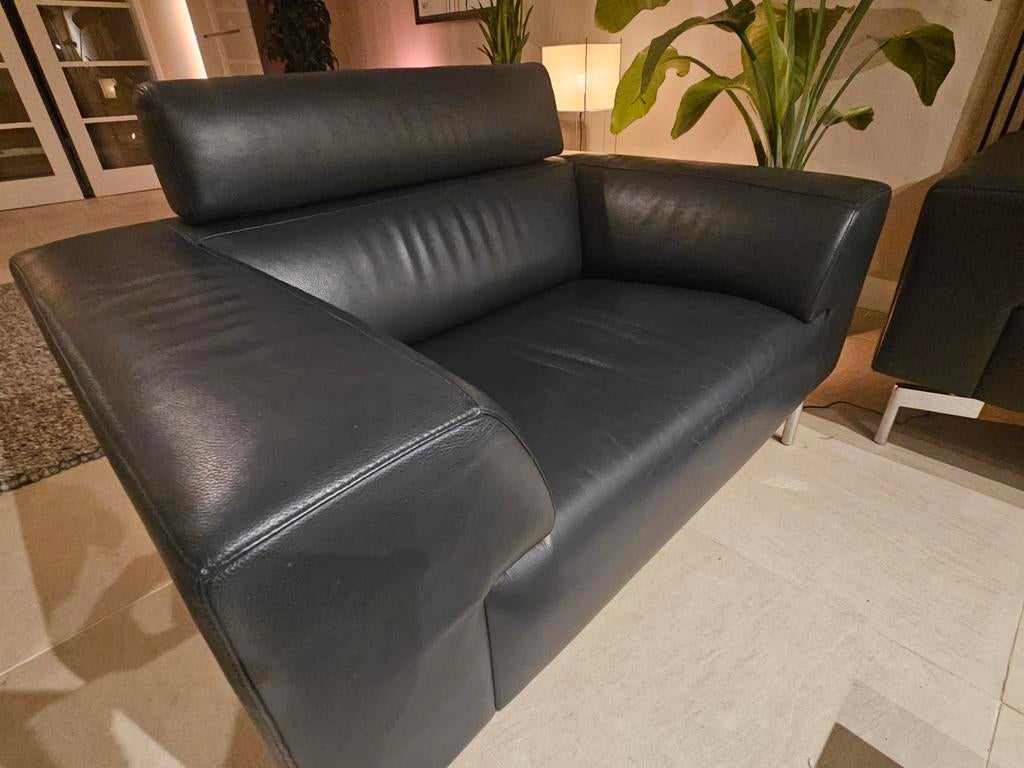 Prachtige Leolux Howlo bank loveseat - NIEUW €4000,-, Ophalen, Leer, Modern