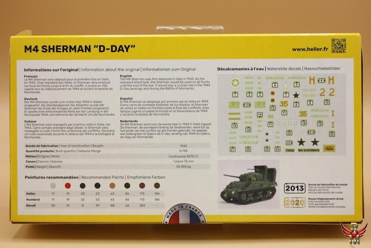 ROWASP | Heller 1/72 M4 Sherman D-Day, Heller, Nieuw, Ophalen of Verzenden, Postbus 3029, 6802 DE  ARNHEM