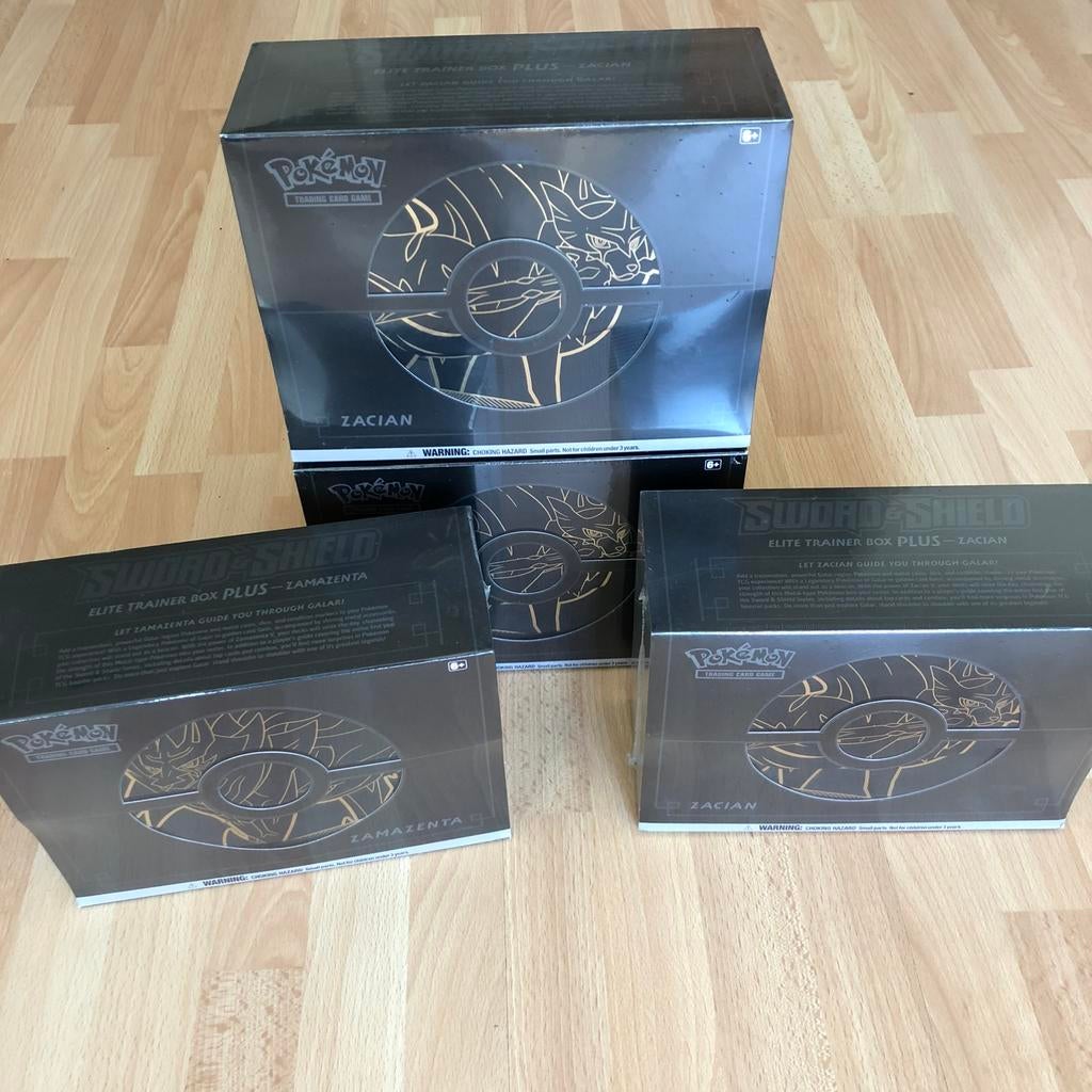 Pokemon Elite Trainer Box PLUS SWSH ZACIAN Zamazenta NIEUW, Hobby en Vrije tijd, Verzamelkaartspellen | Pokémon, Ophalen of Verzenden