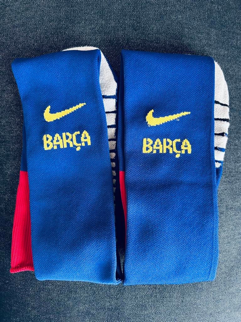 Nike Barcelona Voetbalsokken Maat L Kleur Blauw/Rood/Grijs, Sport en Fitness, Ophalen of Verzenden, Zo goed als nieuw