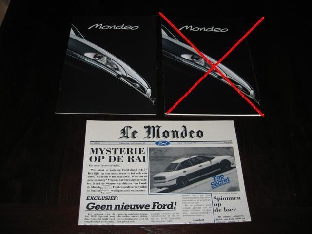 Ford Mondeo Folders, Ophalen of Verzenden, Zo goed als nieuw, Ford, Ford