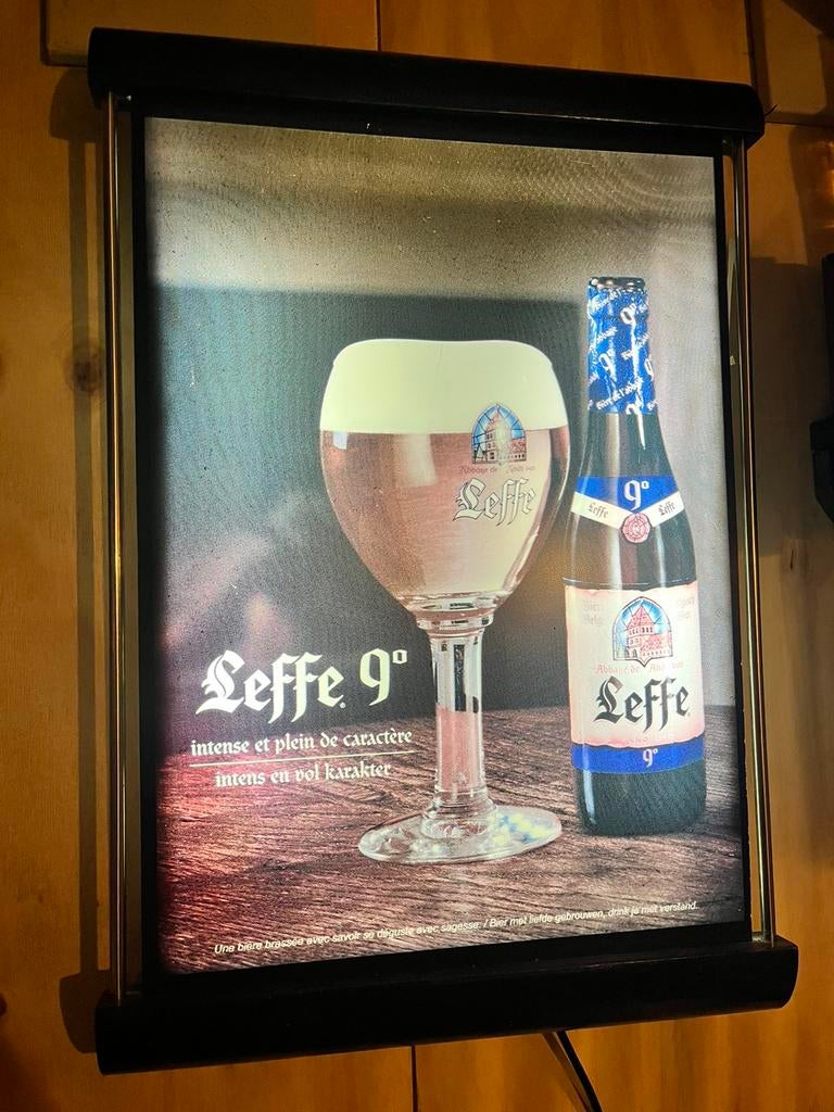 Leffe lichtbak, Ophalen of Verzenden, Zo goed als nieuw, Lichtbak of (neon) lamp