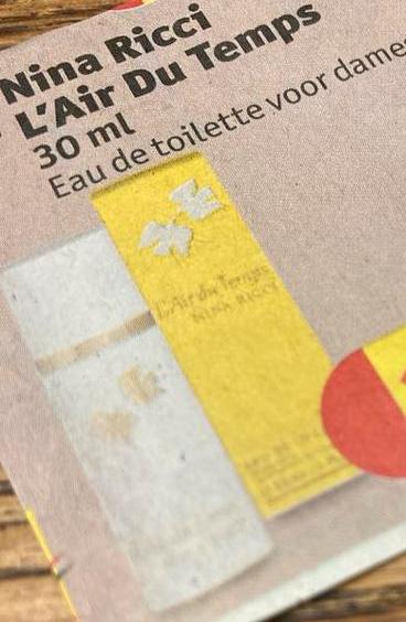 Nina ricci l’air du temps, Ophalen of Verzenden, Gebruikt