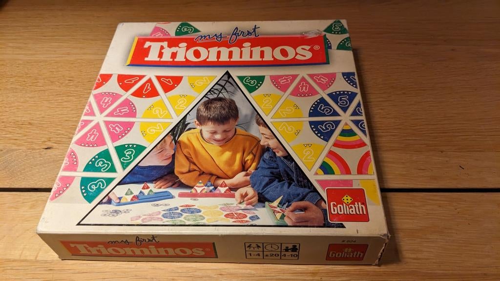 My First Triominos - Goliath, Een of twee spelers, Ophalen of Verzenden, Zo goed als nieuw, Goliath