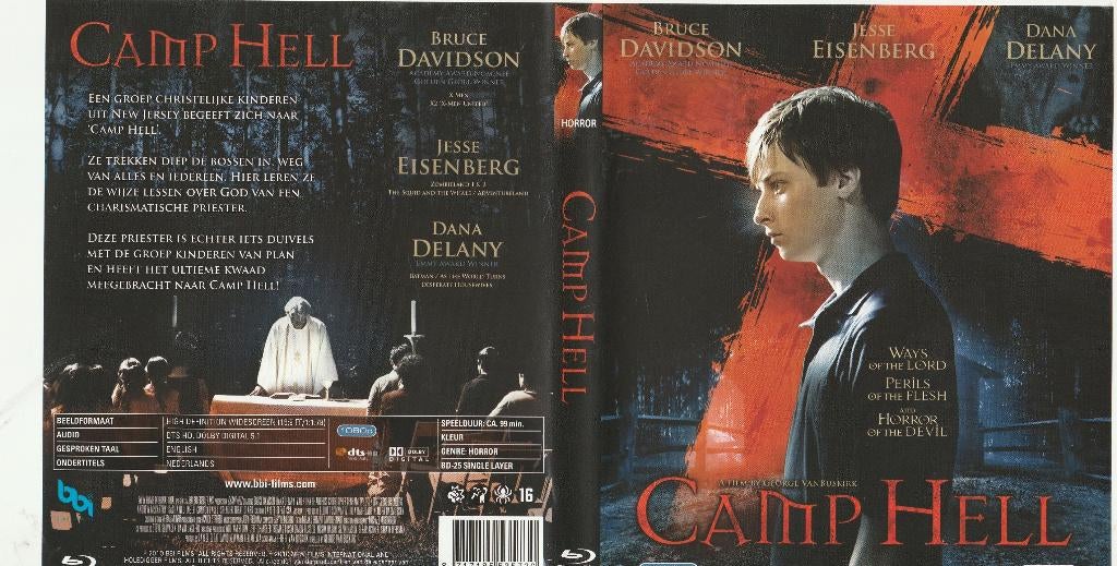 Camp hell blu ray ( ned. ondert. ), Cd's en Dvd's, Ophalen of Verzenden, Zo goed als nieuw, Horror