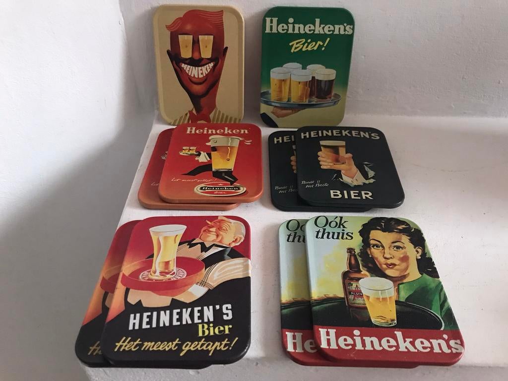 Heineken bierviltjes, Verzamelen, Merken en Reclamevoorwerpen, Ophalen of Verzenden, Gebruikt, Gebruiksvoorwerp