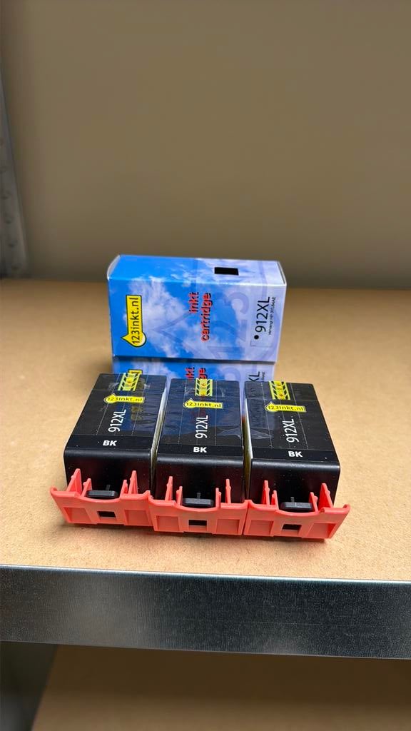 HP912XL Zwart Black Cartridge - 123inkt, Ophalen of Verzenden, Zo goed als nieuw