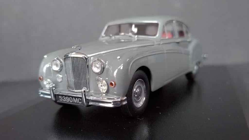 Jaguar Mk9 Cornish Grey 1:43 Oxford Diecast Pol, Auto, Nieuw, Po box 62 Swansea Uk, Overige merken