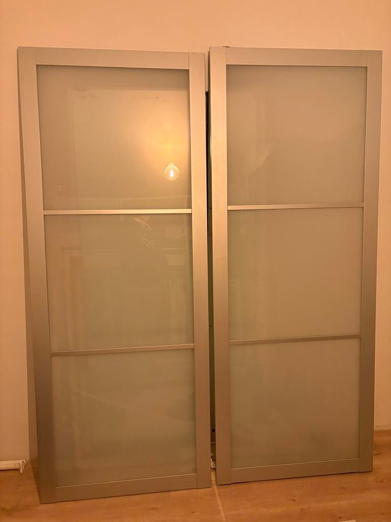 IKEA PAX kastdeuren, Ophalen, 200 cm of meer, 50 tot 100 cm, Glas