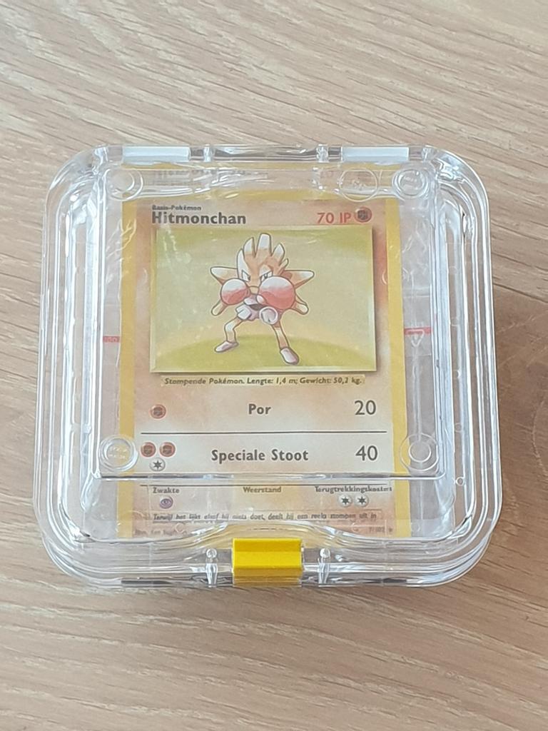 Hitmonchan 7/102 - Pokemon kaart - Base Set, Ophalen of Verzenden, Zo goed als nieuw, Losse kaart