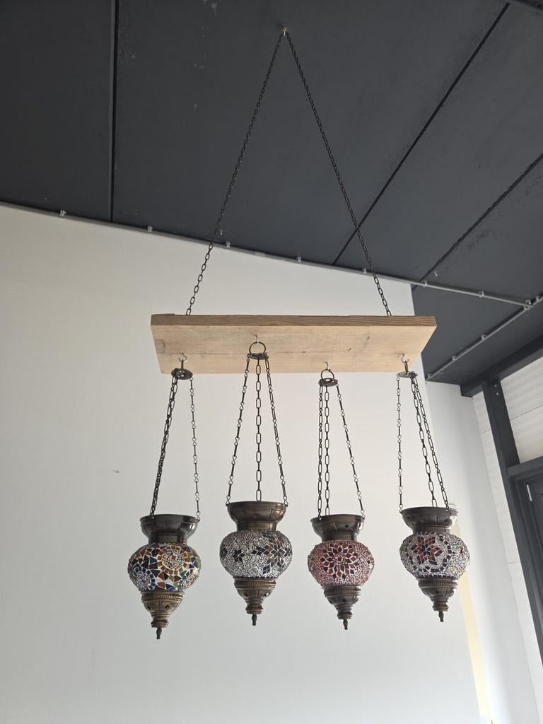 Mooie Mozaïek Lamp, Ophalen of Verzenden