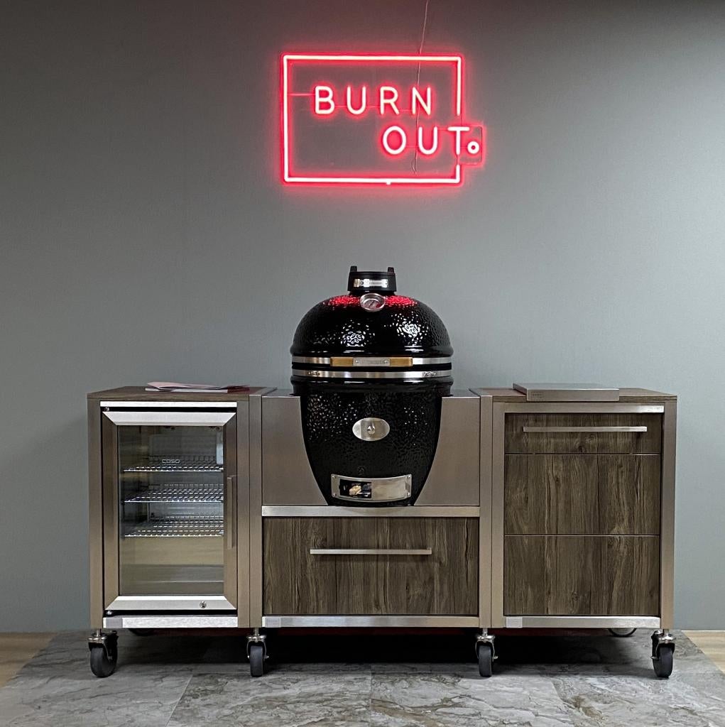 BurnOut buitenkeuken BBQ 192, Ophalen of Verzenden, Nieuw, Houtskool, Burnout
