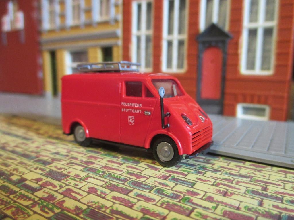 1949-1962 DKW 3=6 F-89L Schnelllaster - brandweer Stuttgart, Ophalen of Verzenden, Gebruikt, Bus of Vrachtwagen, Overige merken