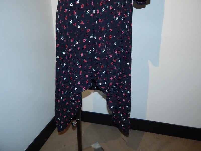 BA&SH mooie jurk in printje zijkanten rok in punten XS(S, Kleding | Dames, Overige kleuren, Ophalen of Verzenden, Zo goed als nieuw