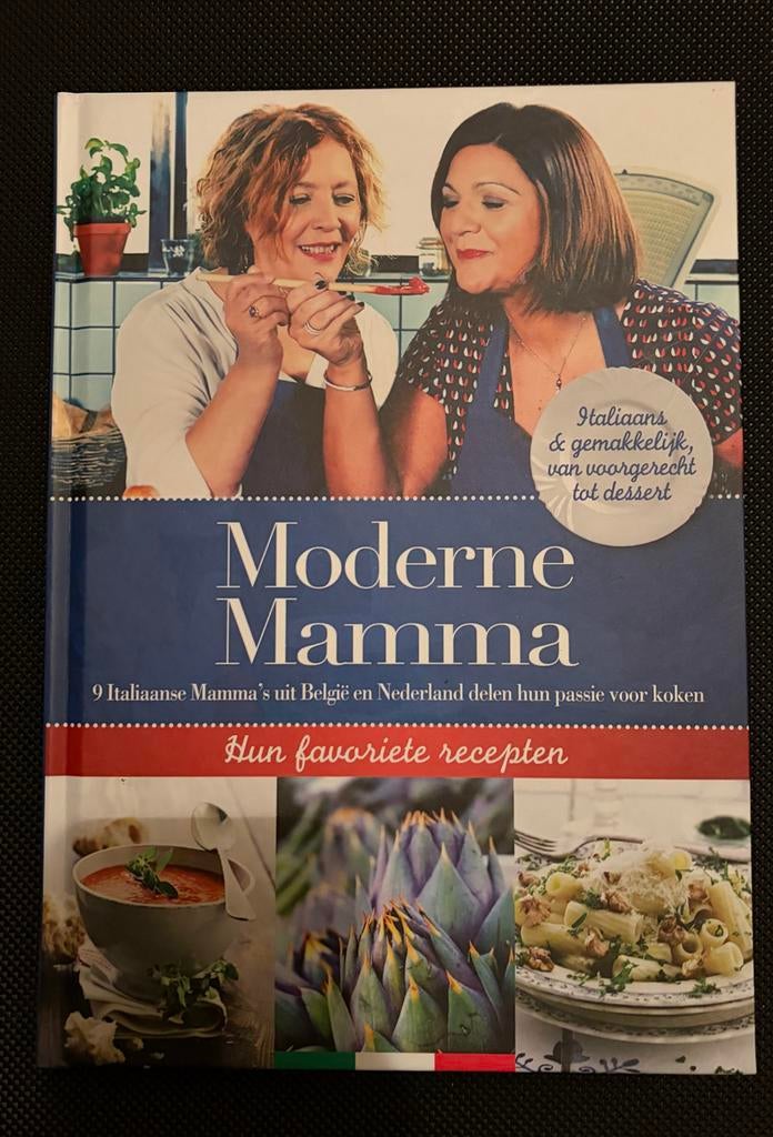 Moderne Mama Italiaans Kookboek - Heerlijke Kaasrecepten, Boeken, Italië, Vegetarisch, Ophalen of Verzenden, Zo goed als nieuw