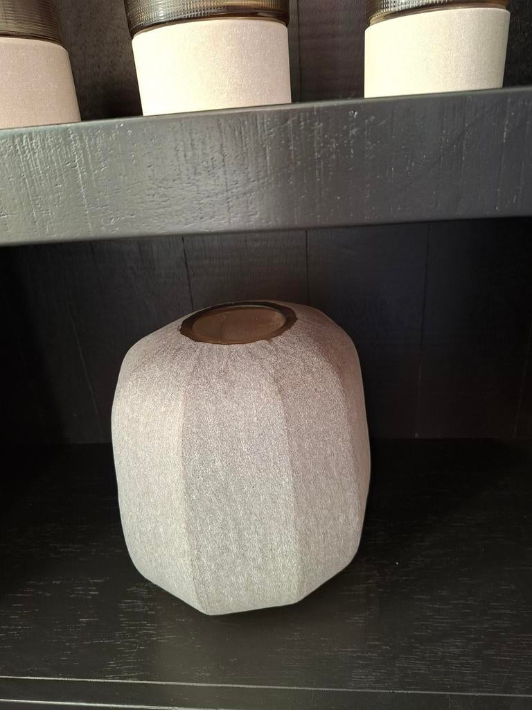 Light en living Pacengo m vaas, Overige kleuren, Ophalen of Verzenden, Minder dan 50 cm, Glas