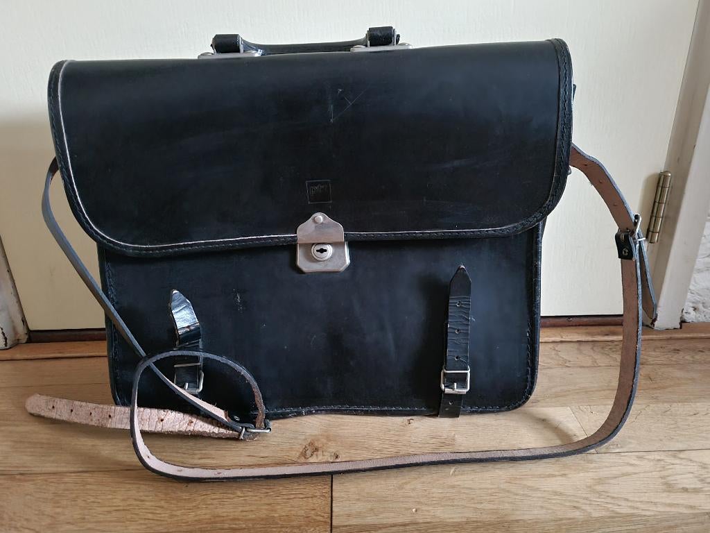 Originele vintage PTT-posttas, Overige merken, Gebruikt, Zwart, Ophalen of Verzenden
