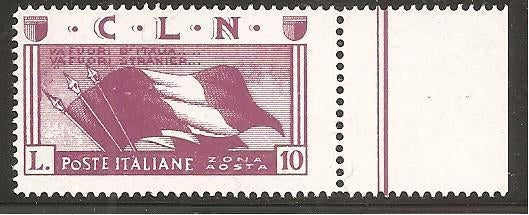 Italie CLN (zone Aosta) 10 lire, Verzenden