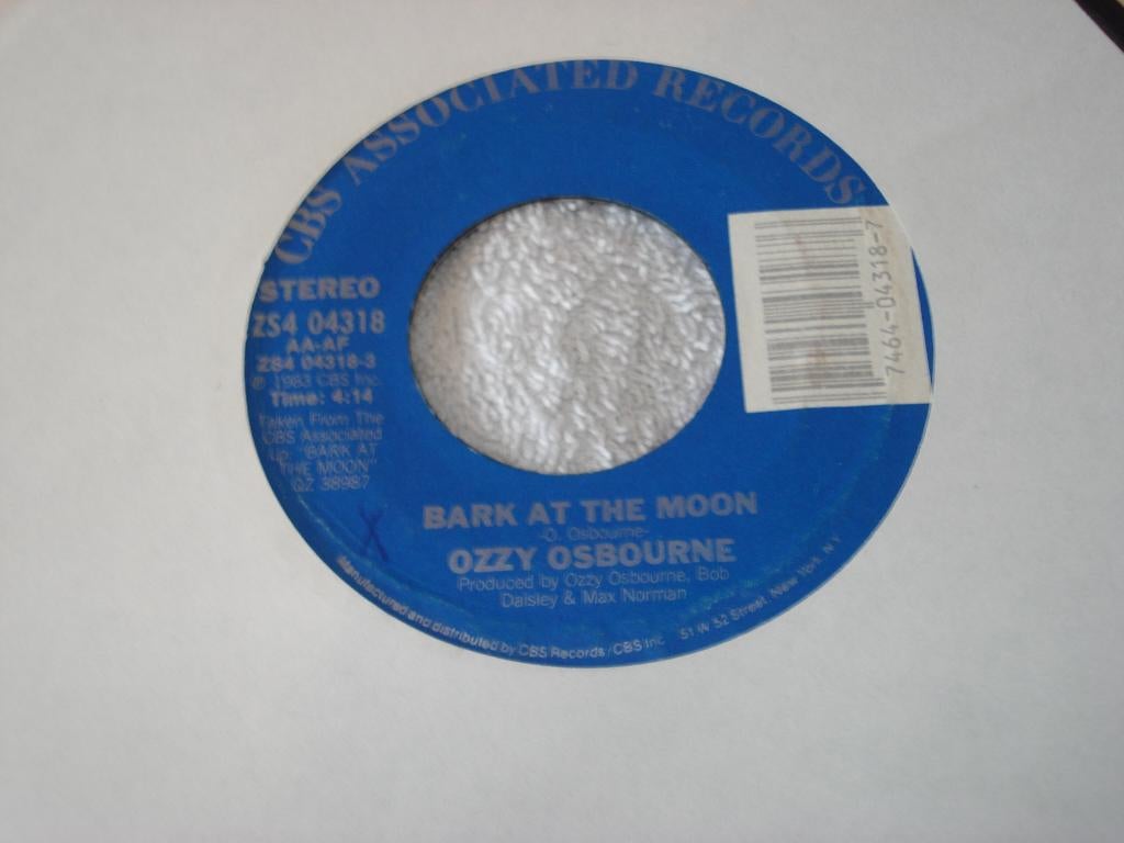 Ozzy Osbourne Black Sabbath  Bark at The Moon  Usa  Orgineel, Cd's en Dvd's, Vinyl Singles, Ophalen of Verzenden, Zo goed als nieuw