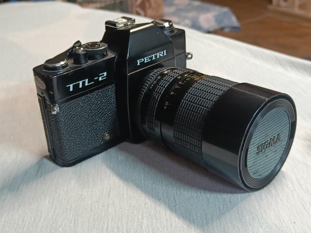 Analoge spiegelreflex camera+ zoom-lens, Ophalen of Verzenden, Gebruikt, Spiegelreflex, Overige Merken