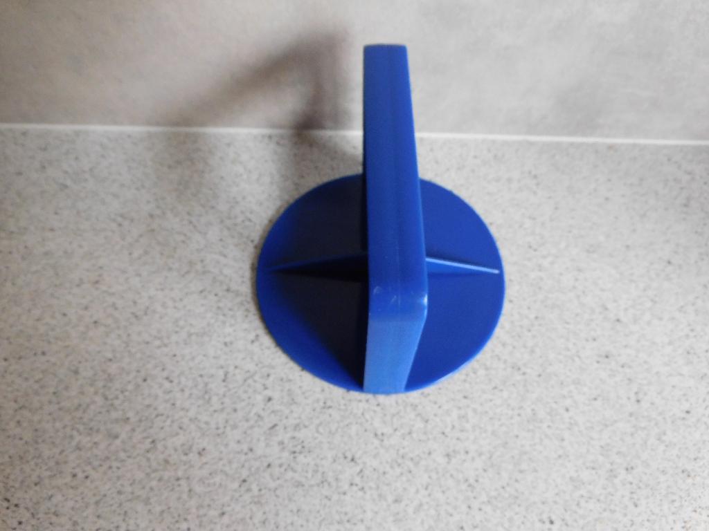 Tupperware Keukenhulpje Hamburgerpers Blauw, Ophalen of Verzenden, Zo goed als nieuw, Blauw, Overige typen