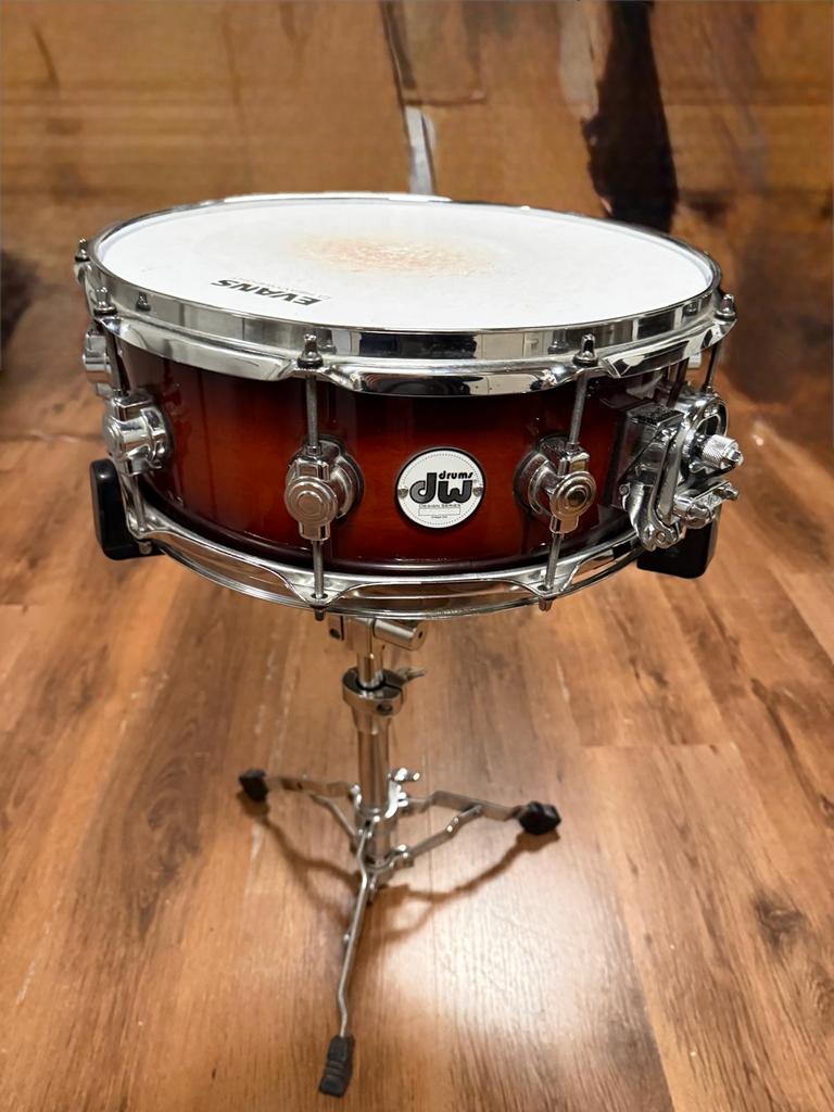 DW Design Series Snare 14x5.5" Tobacco Burst, Muziek en Instrumenten, Ophalen of Verzenden, Zo goed als nieuw, Overige merken