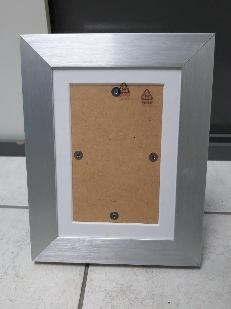 Fotolijst RVS, Minder dan 50 cm, Metaal of Aluminium, Ophalen of Verzenden, Zo goed als nieuw