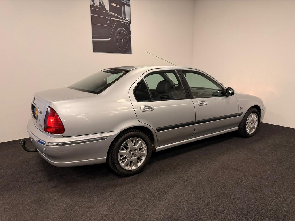 Rover 45 1.8 Sterling |Leer | Airco, Voorwielaandrijving, Gebruikt, Zwart, 4 cilinders