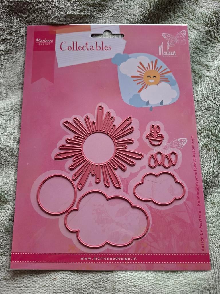 Marianne Design Collectables snijmallen zon en wolken, Ophalen of Verzenden, Nieuw