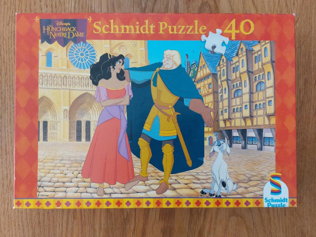 schmidt kinder puzzel, Ophalen of Verzenden, Minder dan 500 stukjes, Zo goed als nieuw, Legpuzzel