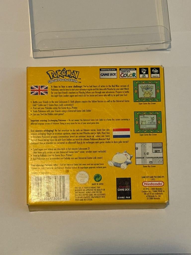 Pokémon Yellow Version - Special Pikachu Edition Game Boy, Nintendo, Gebruikt, Nintendo of Europe GmbH, Goldsteinstr. 235, 60528 Frankfurt am Main, Germany