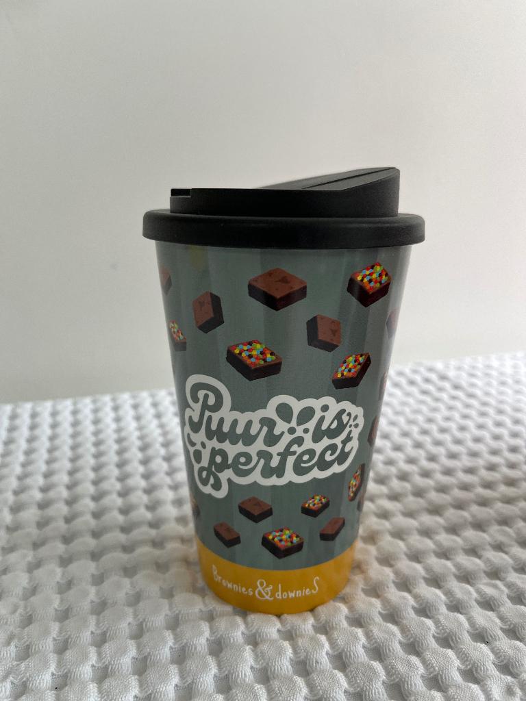 Meeneem Beker Brownies& Downies (5), Huis en Inrichting, Ophalen of Verzenden, Nieuw