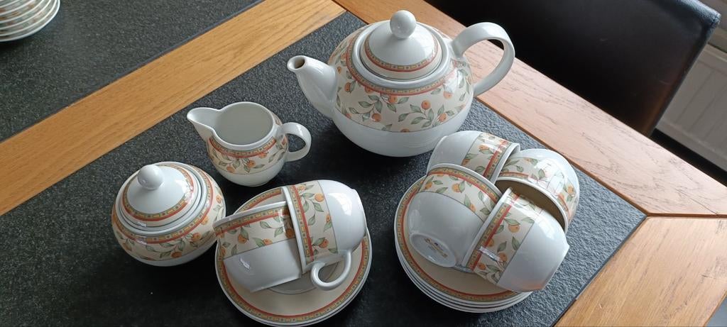 Koffietijd servies Art-Design, Antiek en Kunst, Ophalen of Verzenden