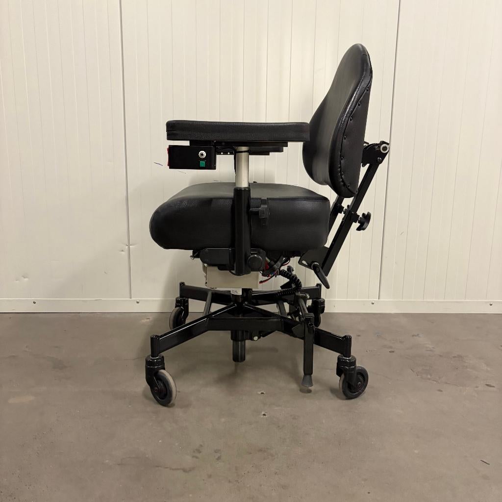 Elektrische trippelstoel hoog laag (extra breed), Ophalen of Verzenden, Gebruikt