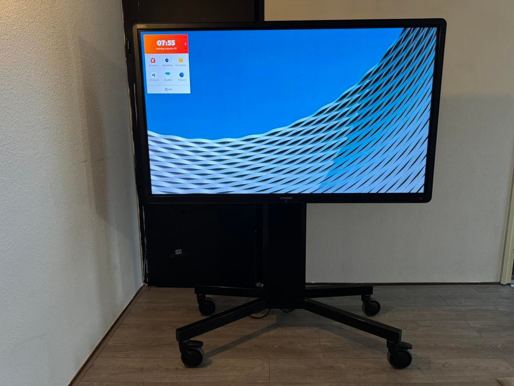 CTOUCH Riva digibord interactief touchdisplay 65 inch, Ophalen, Mobiel, Zo goed als nieuw, Digiboard
