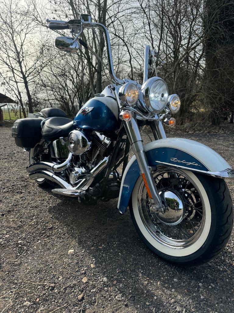 Harley Davidson Softail deLuxe, Motoren, 2 cilinders, Bedrijf, Chopper, Motorrijbewijs A
