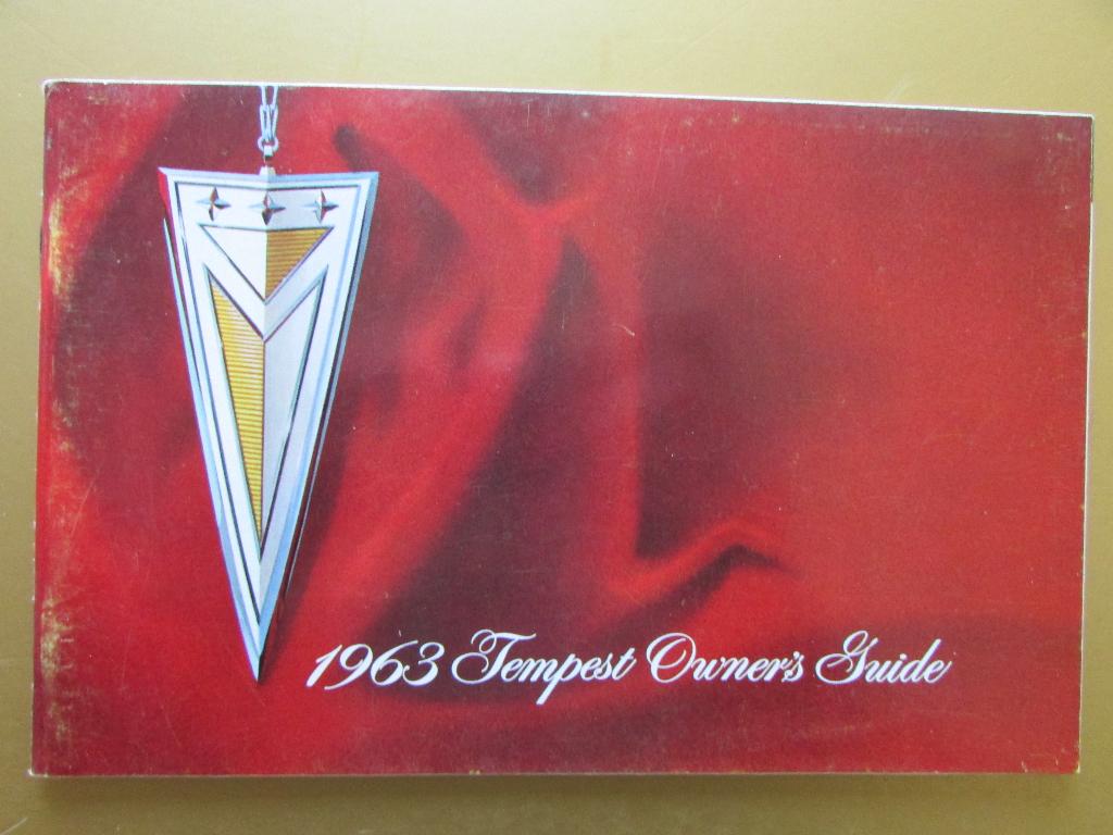 1963 Pontiac Tempest owner's manual, Engels, Ophalen of Verzenden