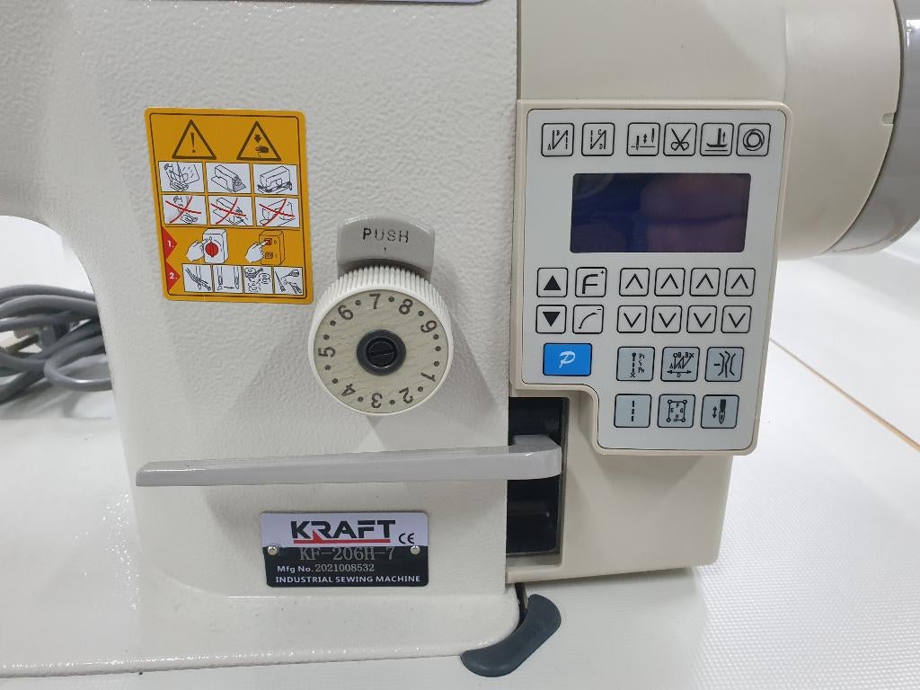 KRAFFT 206 - 3 VOUDIG TRANSPORT LEERMACHINE NIEUW 2, Nieuw, Naaimachine, Industrieel, Ophalen