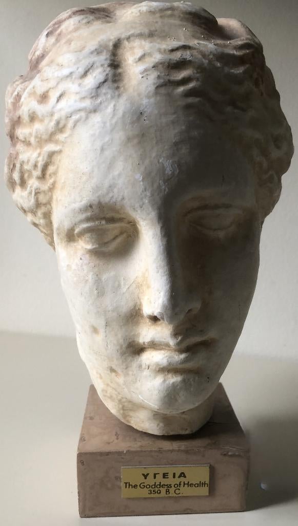 BEELD - HYGEIA - GODIN VAN DE GEZONDHEID - 26 CM HOOG, Ophalen of Verzenden