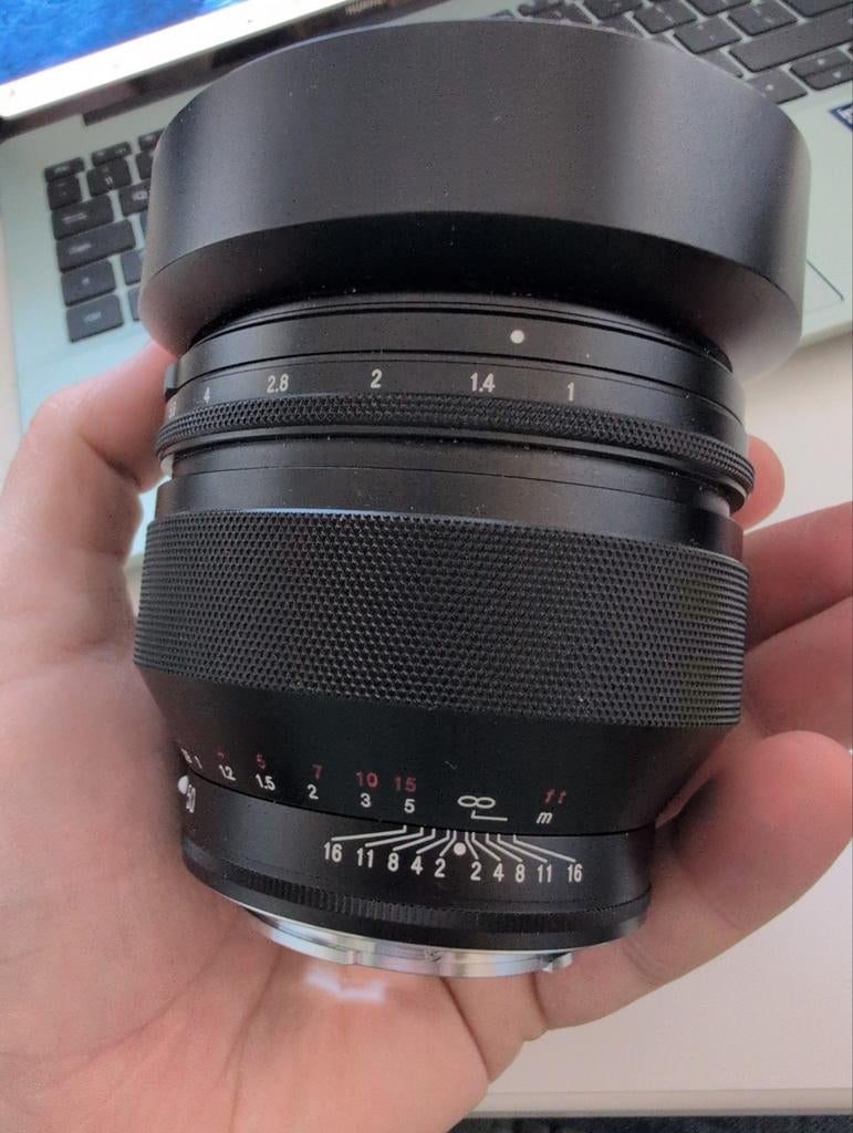 Voigtländer Nokton 50mm f/1.0 Sony E-mount (Zo goed als nieu, Audio, Tv en Foto, Fotografie | Lenzen en Objectieven, Ophalen of Verzenden