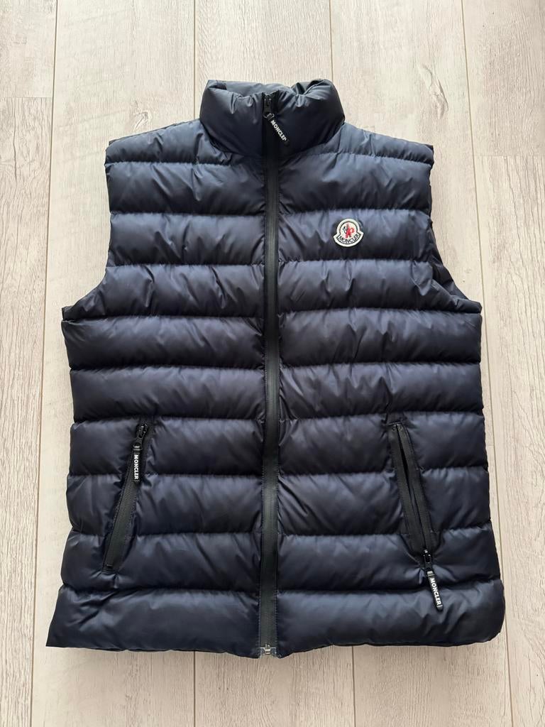 Moncler Bodywarmer - Maat S, Verzenden, Zo goed als nieuw, Maat 46 (S) of kleiner, Blauw