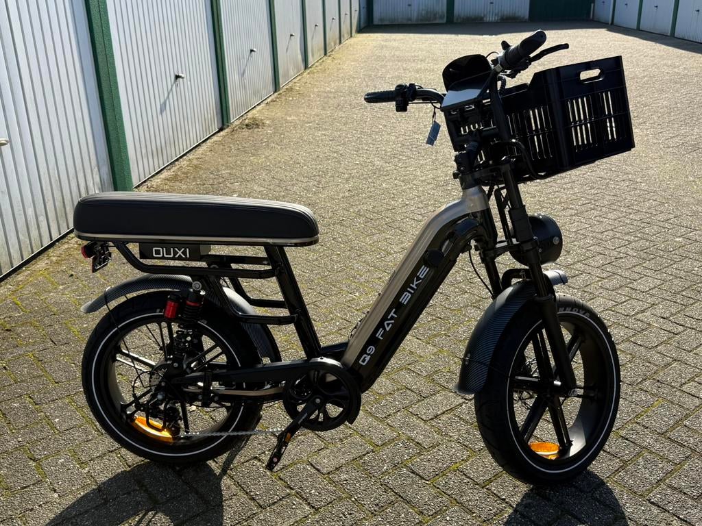 NIEUWE OUXI Q9 2026 FATBIKE MET OF ZONDER FIETSKRAT