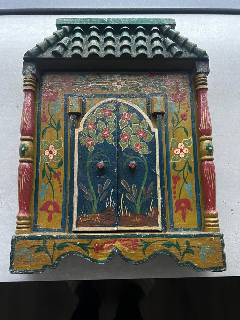 Marokkaanse Arabische Vintage handwerk spiegel oosters, Huis en Inrichting, Woonaccessoires | Spiegels, Gebruikt, Ophalen of Verzenden