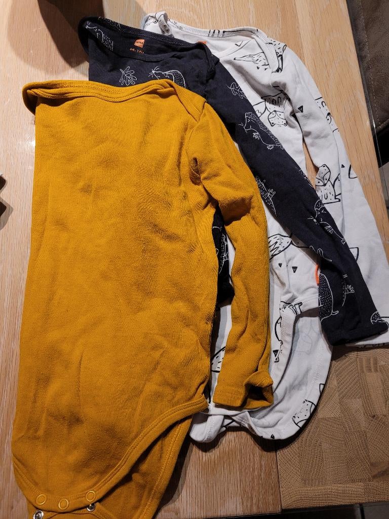 pakket 98-104 romper langen en korte mouwen, Kinderen en Baby's, Kinderkleding | Maat 98, Ophalen of Verzenden, Zo goed als nieuw